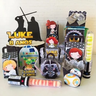 kit festa infantil lembrancinha para aniversário Caixinhas Personalizadas Star Wars