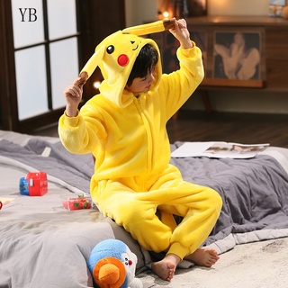 Kigurumi Pikachu Fantasia De Dormir Bebê Infantil