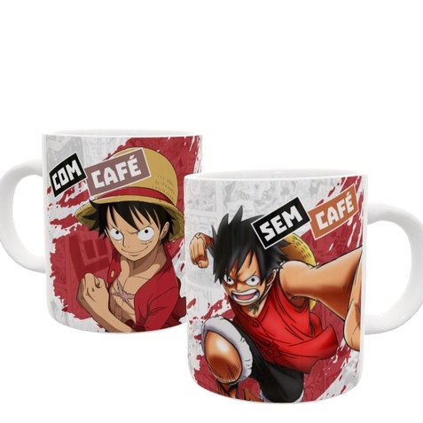 ARTE PARA CANECA PNG GRÁTIS: Luffy