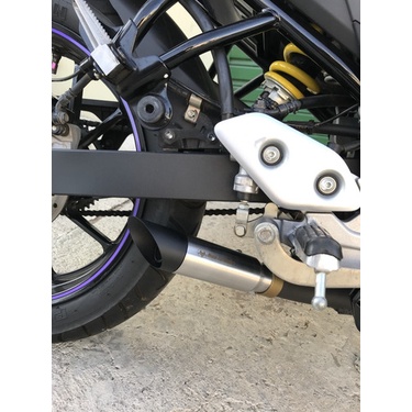 Escape Fazer 250 Em Inox ( Mini Ponteira Com Abafador )