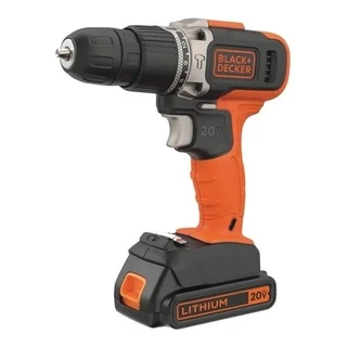 Furadeira Martelete Sem Fio De 10mm Black+decker Bcd704c1 20v + Acessórios 110v/220v