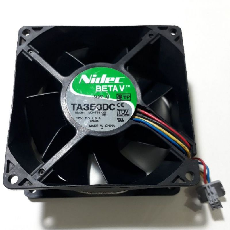 Cooler 92x92x38mm 12v 1.0a Nidec Ta350dc M34789-35 4 Fios
