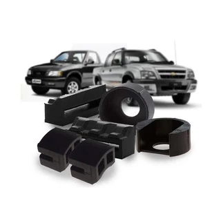 Kit Bucha Reparo Dobradiça Tampa Traseira Gm S10 1995 A 2011 Modelo original encaixe sob medida