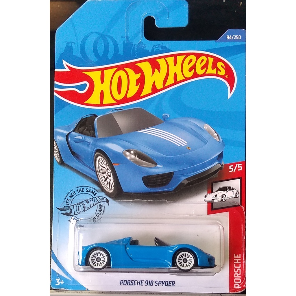 HOT WHEELS Porsche 918 Spyder Azul (PORSCHE)