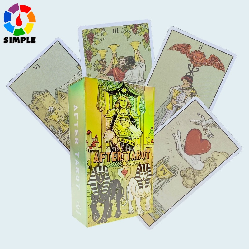 78 pçs/caixa tarô cards brinquedo egípcio tarot de wirth tarô