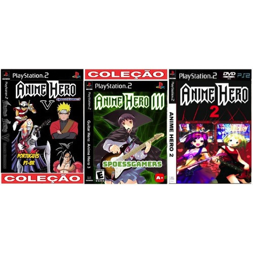 Jogo Guitar Hero Anime Hero 5 ps2