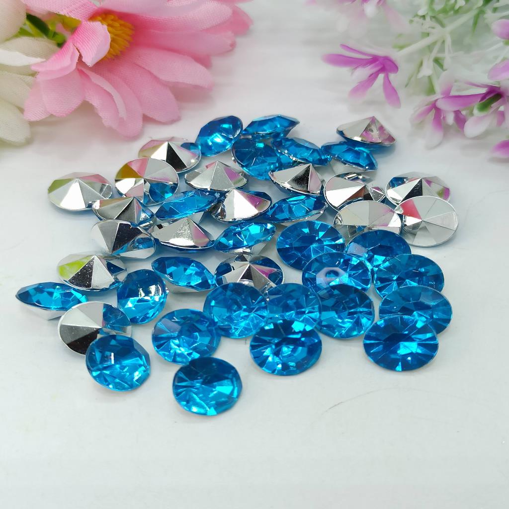 Strass para Colagem 10mm em Acrílico (50pçs) | Shopee Brasil