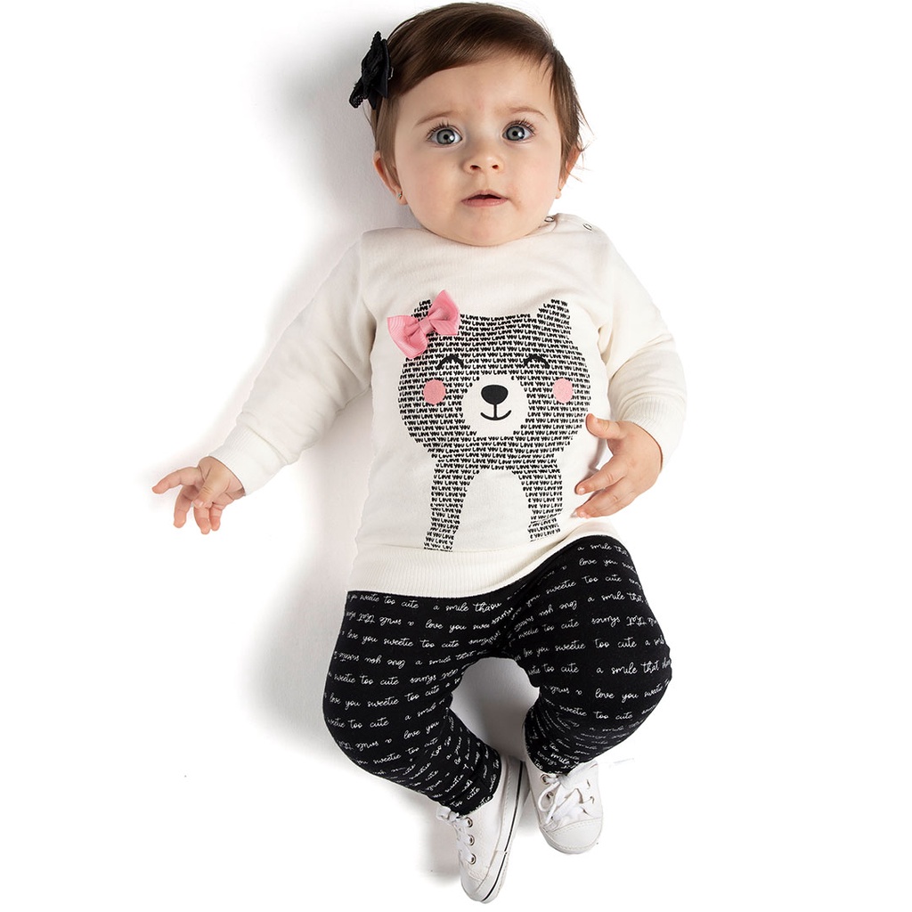 Calça legging best sale para bebe