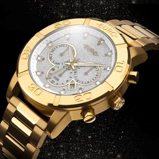 Relogio Feminino Dourado Euro Luxo EUJP25AD/4B Original