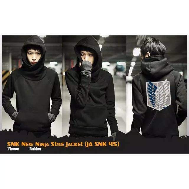 Jaqueta De anime Ninja titan harajuku Dedo AOT attack on SNK Suéter ...