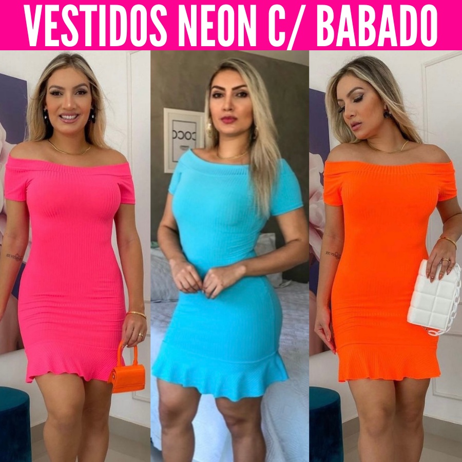 Vestidos neon 2024