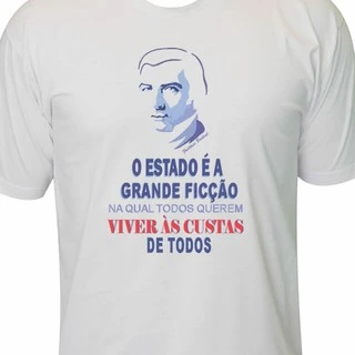 Camiseta Frédéric Bastiat Mises Direita conservador