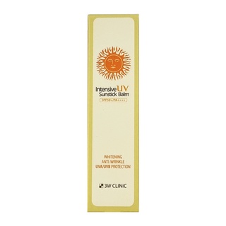 [3W CLINIC] Intensive UV Sunstick Balm 10g SPF 50+/PA++++/Bálsamo protetor solar UV intensivo 10g FPS 50+/PA++++