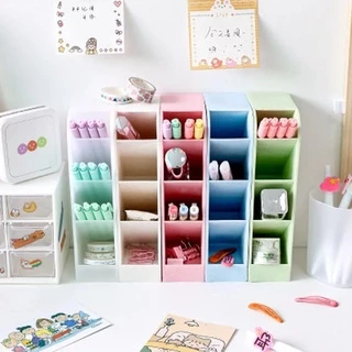 Porta Caneta E Lapis Organizador Vertical Com Divisórias
