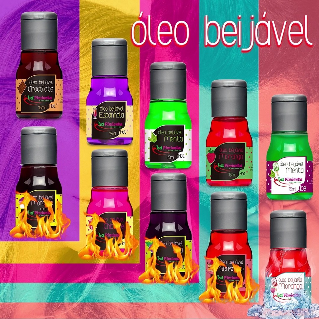 Óleo Beijável Para Massagem Hot Ou Ice 15ml La Pimienta Varios Sabores Sexy Shop Shopee Brasil 4248