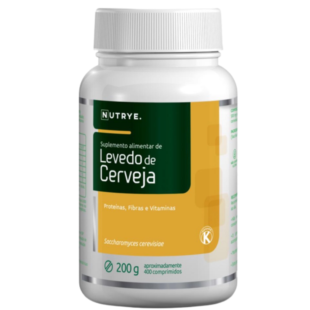 Levedo De Cerveja Vegan 400 Comprimidos 500mg Levedura Pura | Shopee Brasil