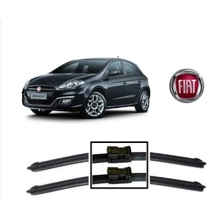 Par de Palhetas Limpador de Parabrisa Dianteiro Para Fiat Bravo 2011 2012 2013 2014 2015 2016