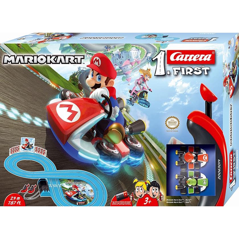 Autorama Super Mario Kart X Peach Carrera Pista2,4m Nintendo