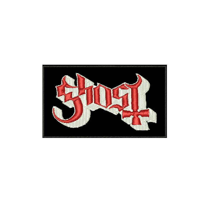 Patch Bordado Banda Ghost (termocolante, bandas, rock)