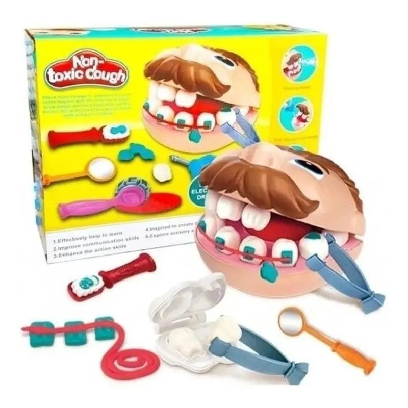 Dr Dentinho Com Maleta Brincando De Dentista Infantil - Loja de Brinquedos  - Pulo do Gato em até 12x
