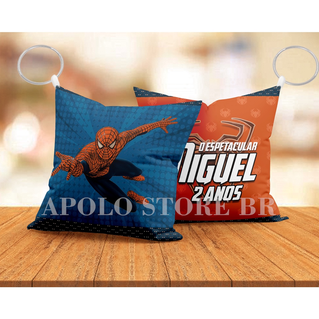 Topo de Bolo Topper Homem Aranha Parabéns - Apollo Festas