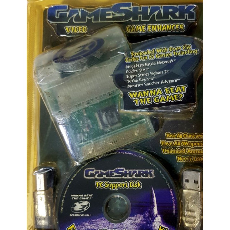 Game Shark do GBA lacrado códigos de Jogos