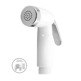 Gatilho De Ducha Higiênica Chuveirinho Branco ABS Suporte