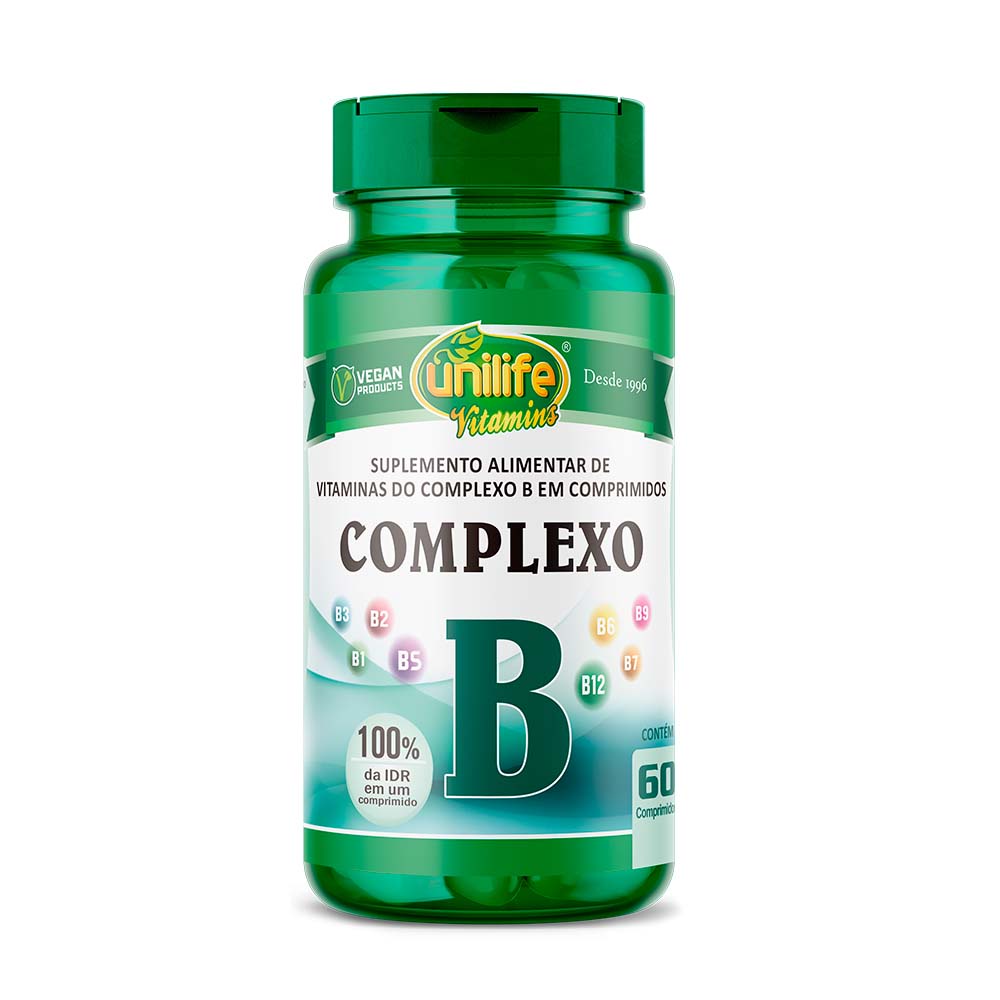 Complexo B 500mg 60caps Unilife | Shopee Brasil