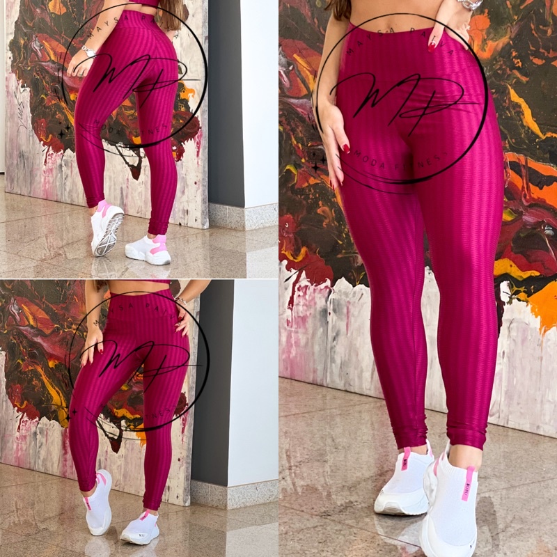 Calça Legging Poliamida Cintura Alta Fitness Academia Calca Leg