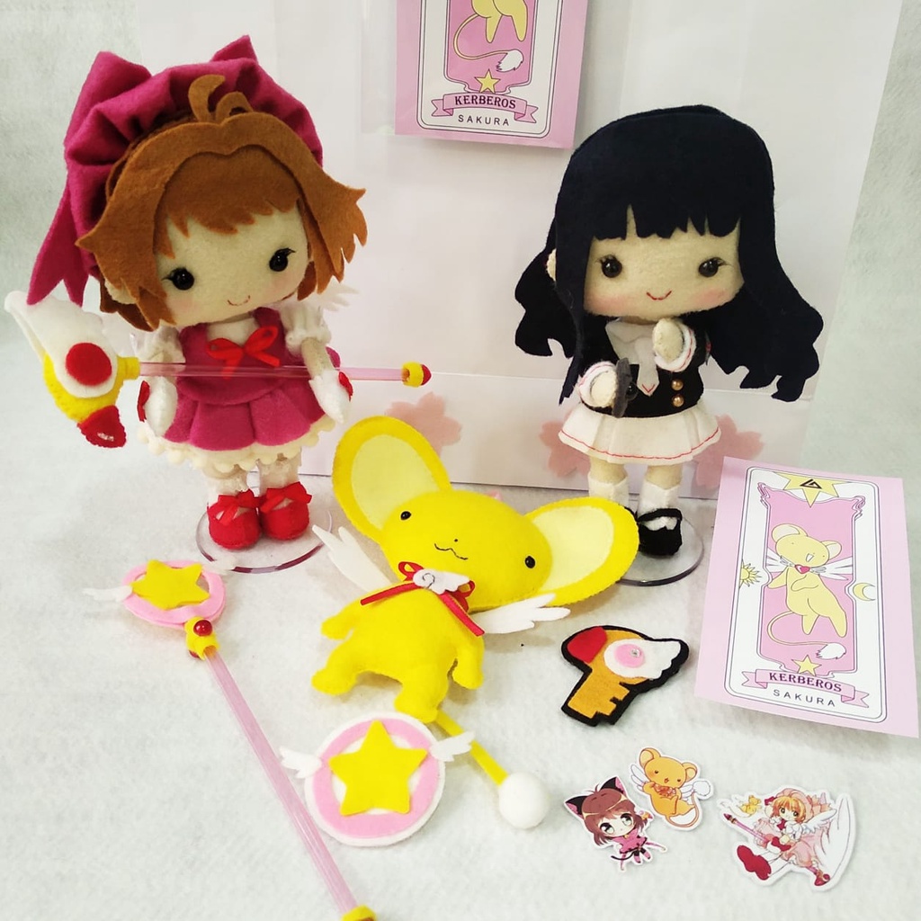 kit Sakura card em feltro | Shopee Brasil