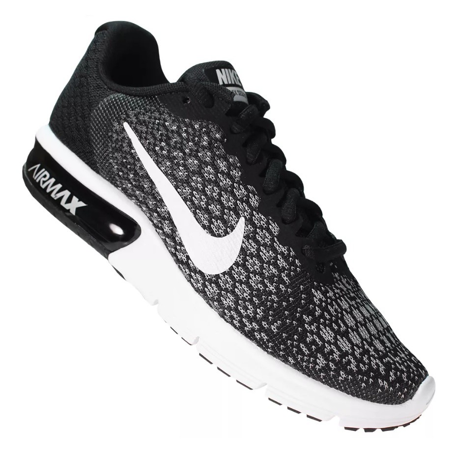 T nis Nike Air Max Sequent 2 Black Whithe