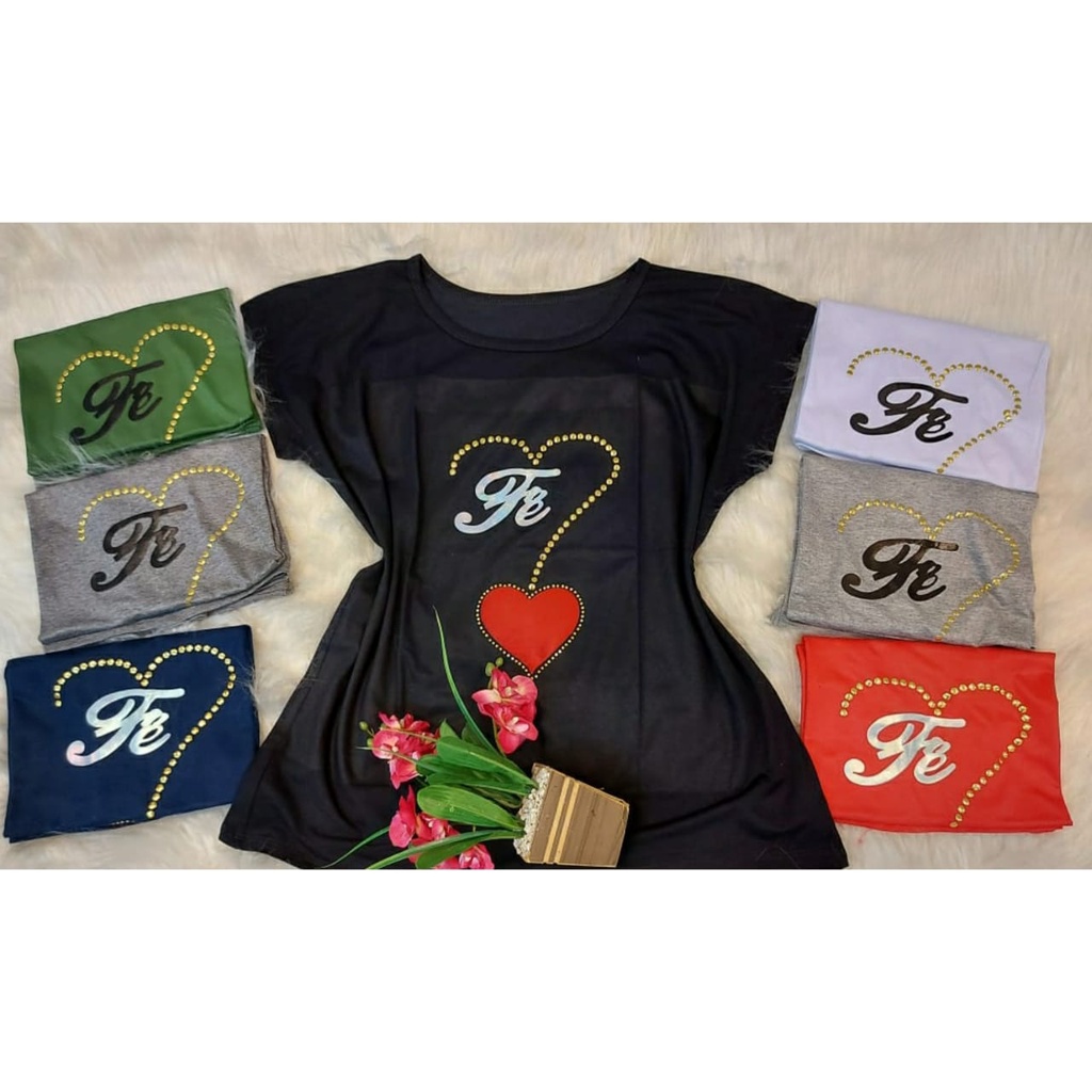 Blusas com frases evangelicas best sale para revenda