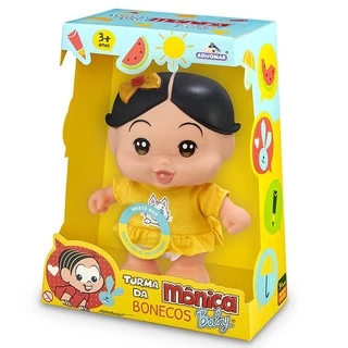 Boneca Magali Baby Turma Da Monica Falante - Adijomar