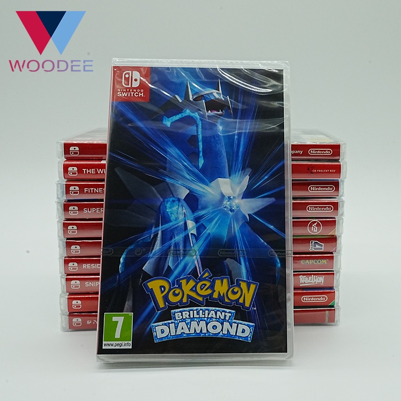 Nintendo Switch Pokemon Brilliant Diamond Jogos De Edição Padrão ...