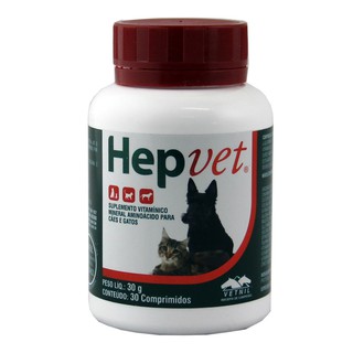 Hepvet Suplemento 30 Comprimidos Vetnil