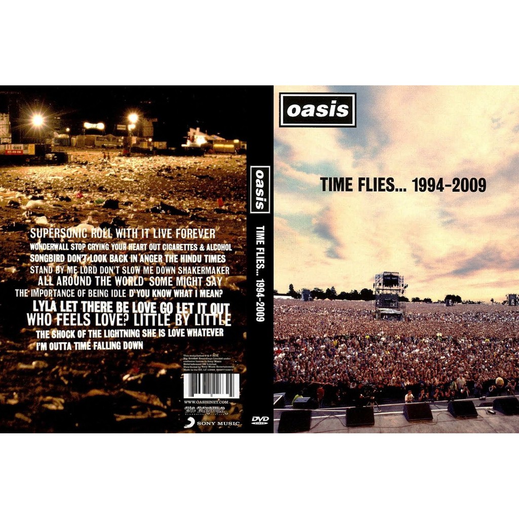 Oasis - Time Flies 1994 - 2009 The Best Videos Of Oasis | Shopee