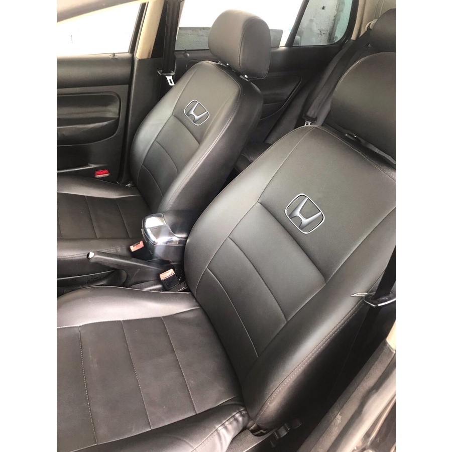 Capa para Banco Automotivo Carro em Couro Honda City New Fit Civic Fit