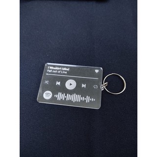 Código de leitura de música personalizado para chaveiro – The
