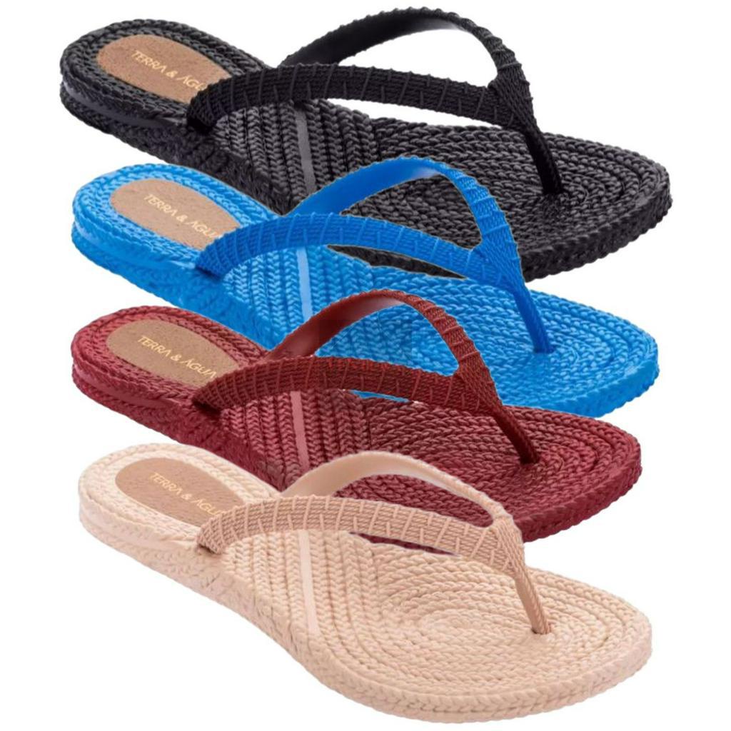 CHINELO TERRA E AGUA FEMININO CONFORTAVEL CANCUN ORIGINAL ...