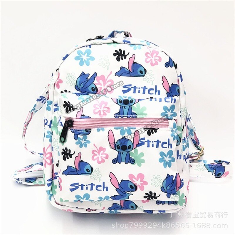 Mochila Infantil Feminina Lilo & Stitch Juvenil Costas Preta - Chic Outlet  - Economize com estilo!