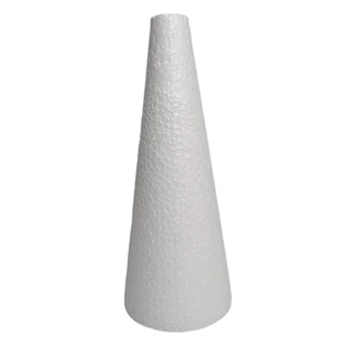 Cone de Isopor 30x12cm promoção atacado pacote 5 unidades
