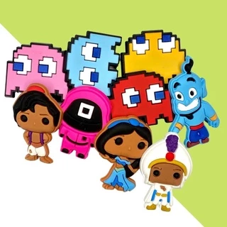 Pin Enfeites Botons Broches Para Crocs Aladdin Pac-Man Raund 6