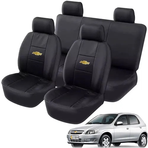 Kit Completo Capas Para Banco De Carros Chevrolet Celta Couro E