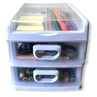 COM OFERTA Gaveteiro Organizador Com 2 ou 1 Gaveta Arqplast