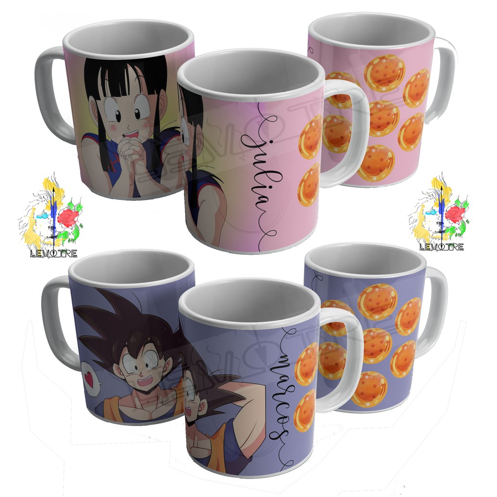 caneca dragão Dragon ball as esferas do dragão