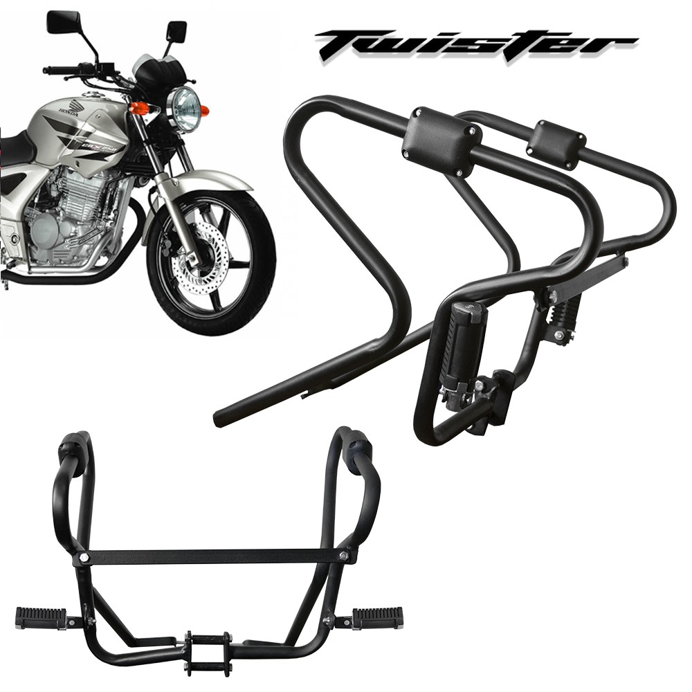 Protetor carenagem cbx 250 twister frontal motor até 2008 BLACK FRIDAY