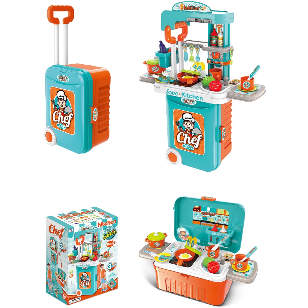 Cozinhar e assar conjunto Chef Set compatível com brinquedos de menina  compatível com 3-6 anos de idade meninos meninas jogos de culinária