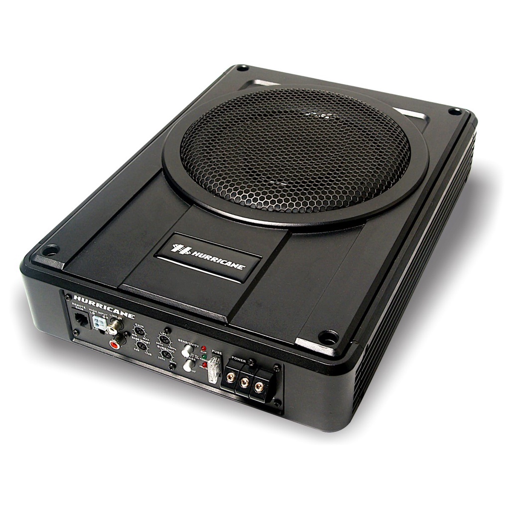 Caixa amplificada slim Hurricane Ps 8d 8 polegadas 200w rms Subwoofer ...