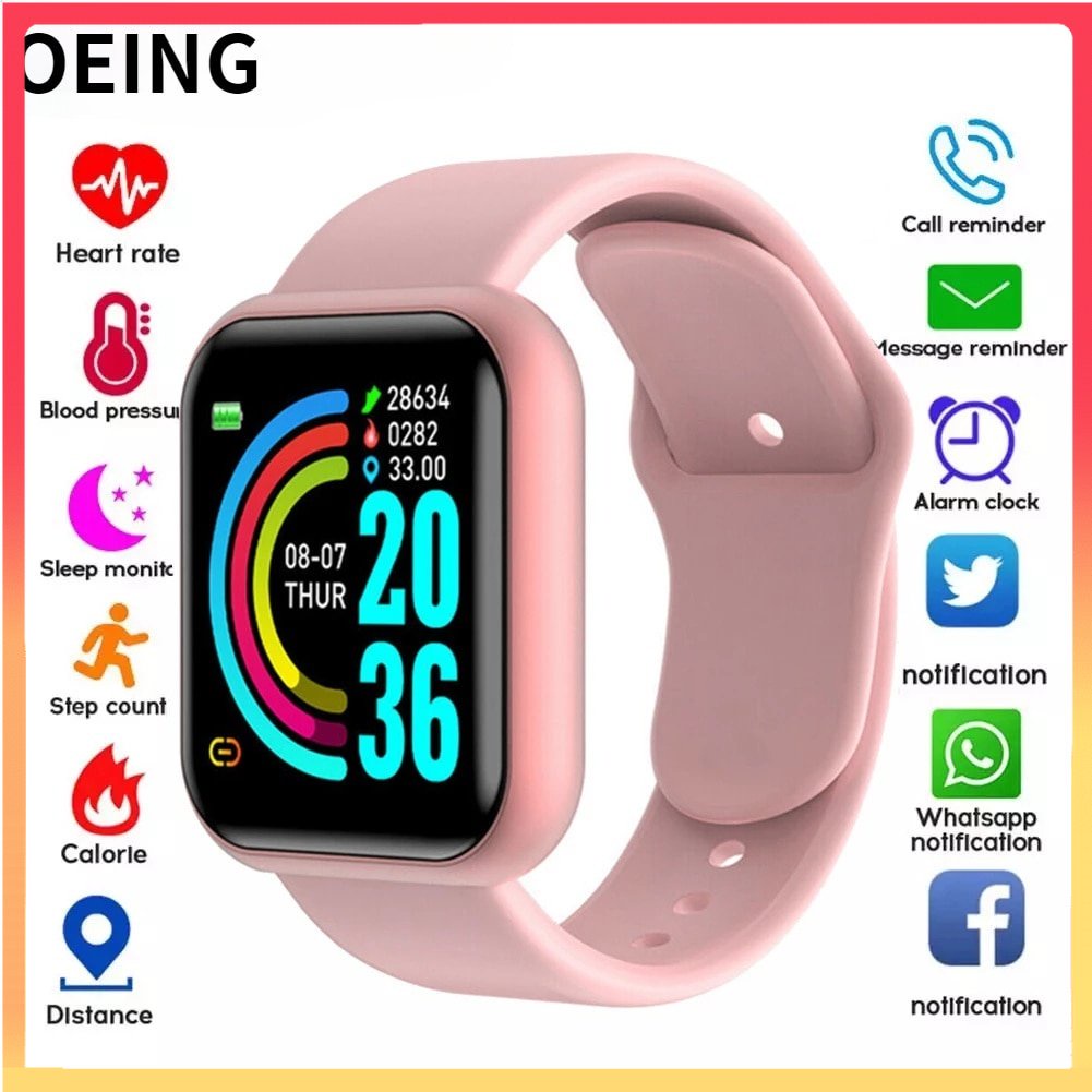 Smartwatch Hw16 Relogio De Pulso Digital Rosa Celular Android Ios Bluetooth  42mm + Pulseira Extra - Smartwatch e Acessórios - Magazine Luiza