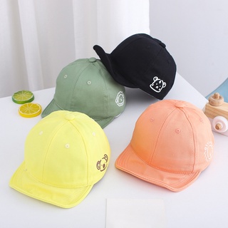 Baby Girls Boys Hats Summer Bear Design Macaron Chapéu De Pato De Língua Para Crianças